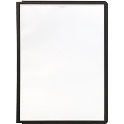 Durable Sherpa Display System Panels A4 For Sherpa Extension Module Black Pack Of 5